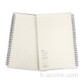 Pp Frosted Cover Protection Protection Spiral Grid Lines Notebook